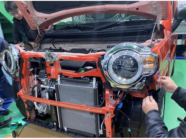 スズキ　ハスラー　ＭＲ９２　フロントバンパー交換　大阪　トラック・バン　修理　春田自動車