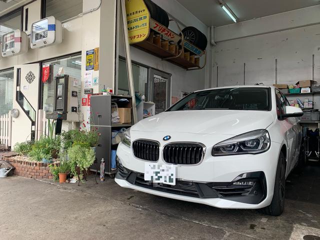 BMW　218i　レーダー持込み取付け
