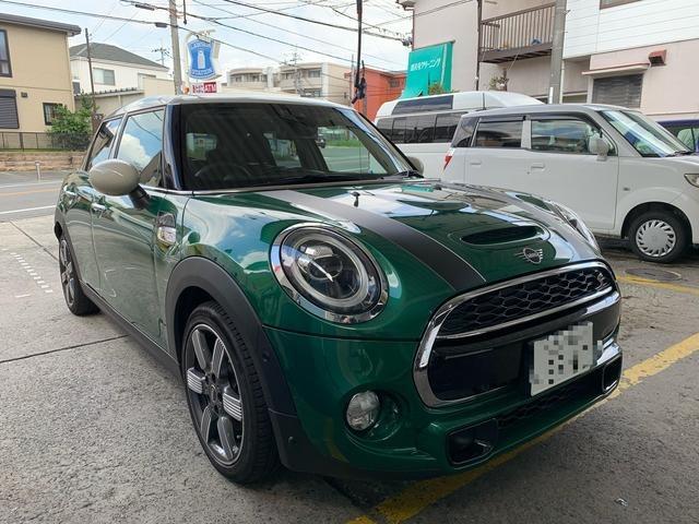 ミニクーパー　ドライブレコーダー　取付け　持込み作業  ＭＩＮＩ COOPER DBA-XU20M 