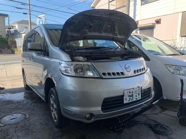 福祉車両　日産セレナ　オイル交換　