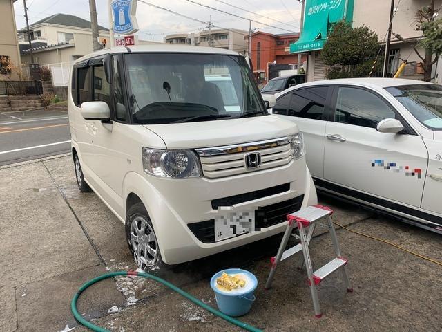 ホンダ　NBOX　洗車・室内清掃