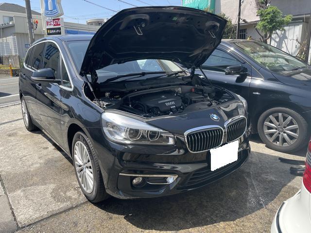 BMW　２１８ｄ　バッテリー交換