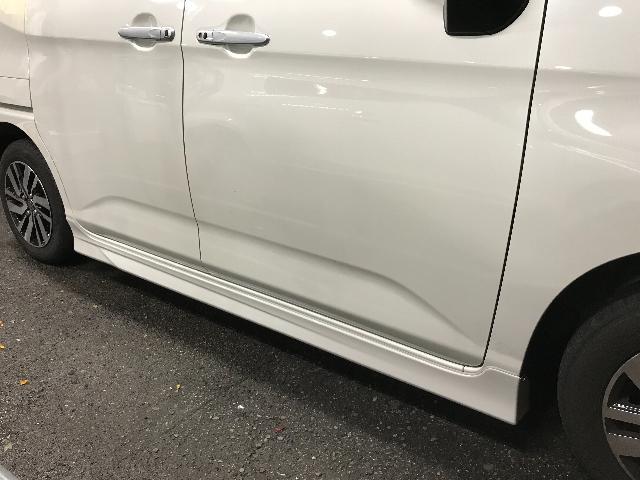 トヨタ ROOMY サイドエアロ取り付けいたしました(^^)