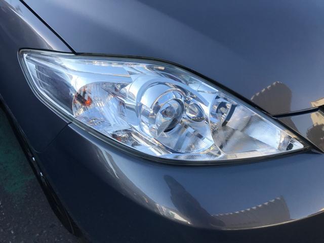 マツダ　プレマシー　ヘッドライト保護フィルム施工　持ち込みLEDバルブ取付　スズキカーズ大阪摂津店　摂津市　吹田市　茨木市　高槻市　枚方市　寝屋川市　門真市守口市