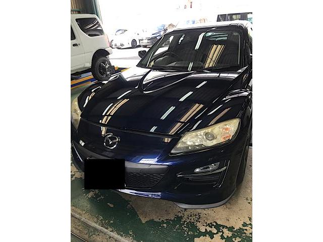 マツダ　RX-8  持込エンジンオイル交換　スズキカーズ大阪摂津店　摂津市　吹田市　茨木市　豊中市　高槻市　枚方市　寝屋川市　守口市　門真市