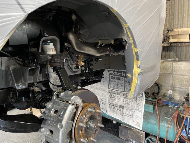 新車　キャラバン　防錆施工