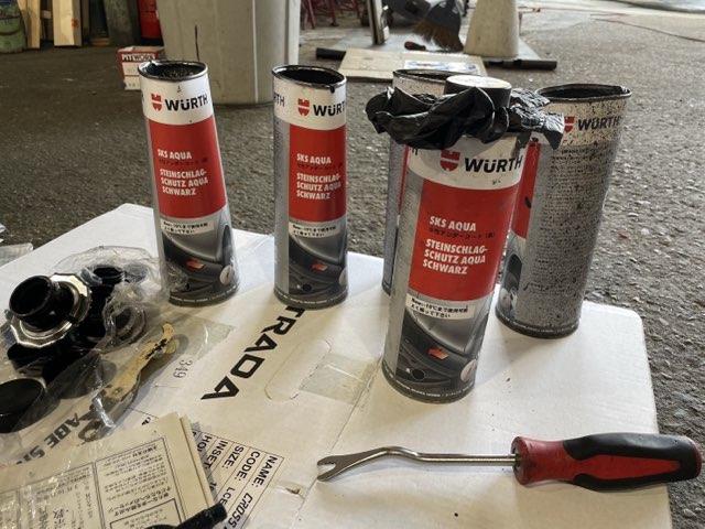 新車　キャラバン　防錆施工