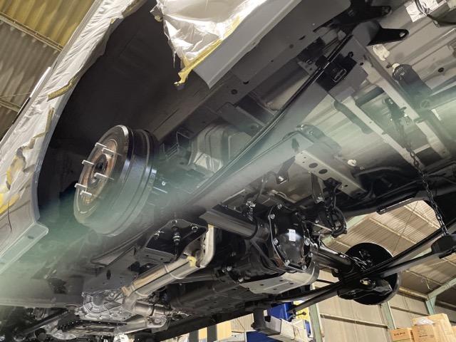 新車　キャラバン　防錆施工