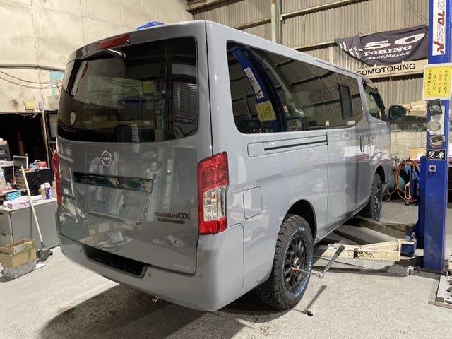 新車　キャラバン　防錆施工