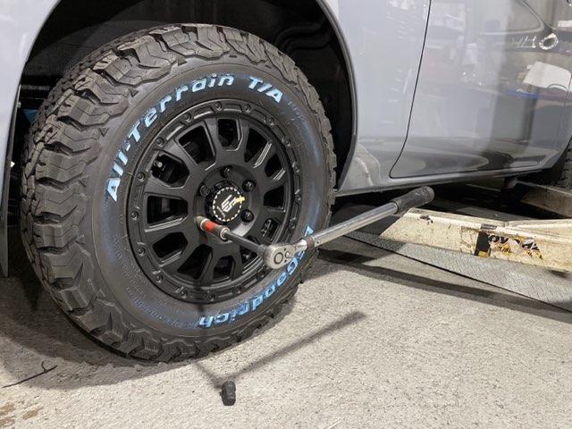 新車　キャラバン　防錆施工