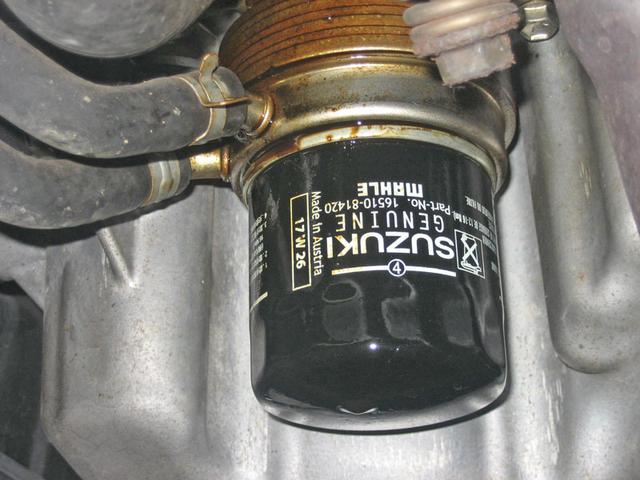 MK21S　パレットSW　オイル漏れ修理