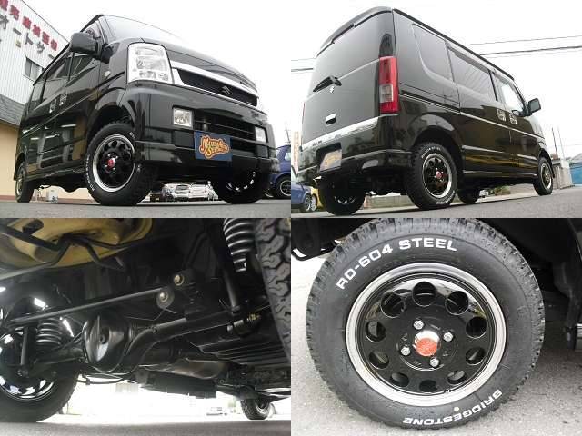 ブームの感！？軽四箱バンリフトアップ作成いたします。ご予算やあなたのオーダーに合わせ制作！