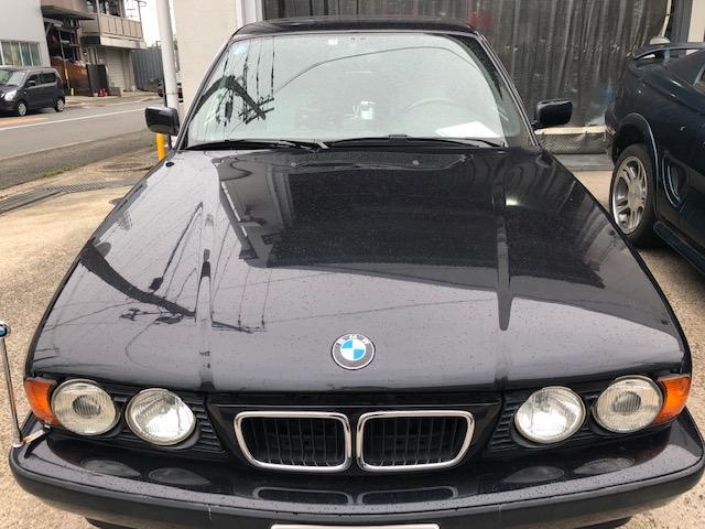 BMW525i(E34)車検入庫！大阪府、奈良県、京都府、兵庫県、ＢＭＷ修理