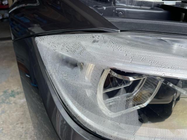 BMW3シリーズ（F30)ヘッドライト水滴！大阪府、奈良県、京都府、兵庫県、BMW修理