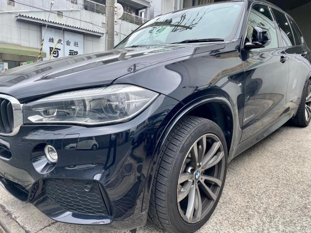 BMW　X5（F15）車高が下がる修理！大阪府、奈良県、京都府、兵庫県、エアサス修理