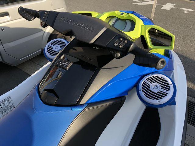 大阪府　四條畷　SEADOO　ジェット　ブルートゥース　オーディオ取付