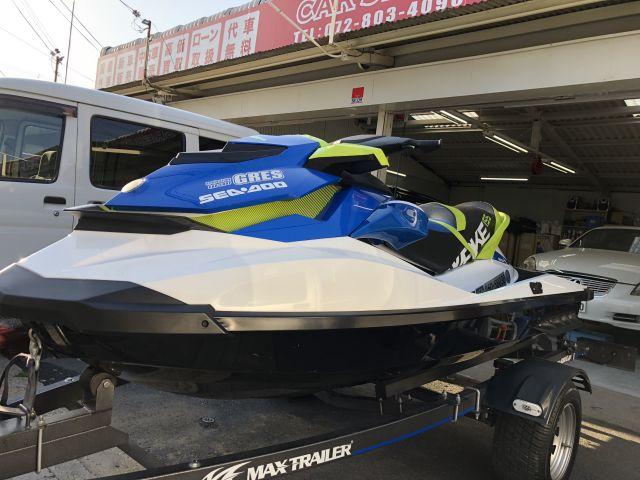 大阪府　四條畷　SEADOO　ジェット　ブルートゥース　オーディオ取付