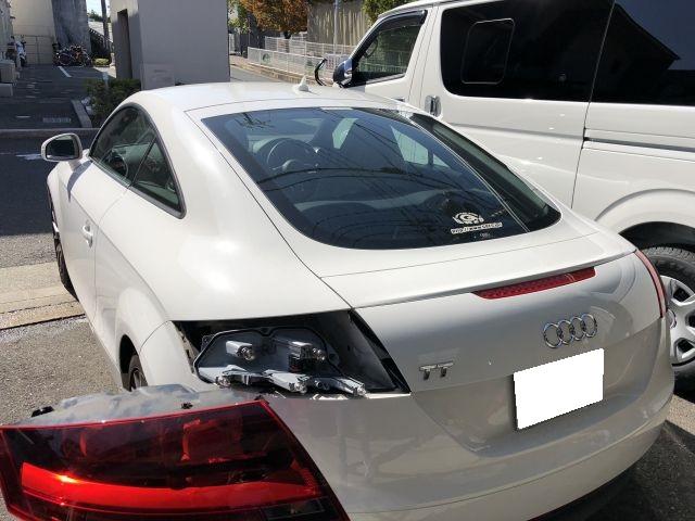 大阪府四條畷市 輸入車 Audi ｱｳﾃﾞｨ Ttクーペ 外車 電気系統故障修理 チェックランプ点灯 修理 グーネットピット