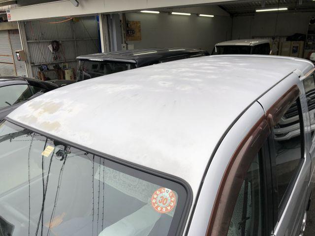 大阪府寝屋川市より S2g アトレーワゴン 天井 ルーフパネル 塗装はげ めくれ さび 塗装修理 グーネットピット
