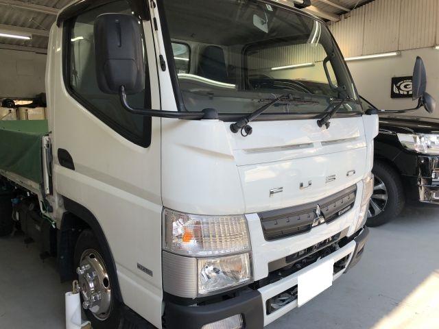 大阪府枚方市より　三菱 TKG-FBA20　キャンタートラック　DPF警告灯（ＤＰＲ・ＤＰＤチェックランプ）洗浄