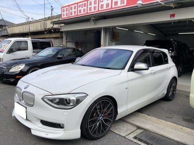 大阪府 門真市より　F20系　BMW 116i　Mスポーツ仕様　カーフィルム施工　スモークフィルム張り