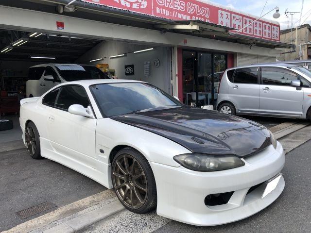 大阪府 門真市より GF-S15 日産 シルビア　エンジンかからない。エンジン修理　
エンジン始動（不可）できない点検・修理　大東市・守口市・寝屋川市・門真市・枚方市・生駒市