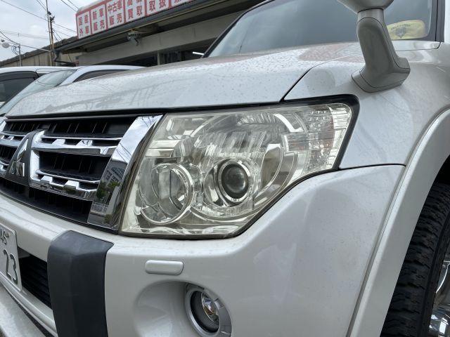 大阪・守口市より CBA-V83W ミツビシ パジェロ　ヘッドライトクリニーング　ヘッドライトクリーニング　四條畷・枚方・交野・京都・大東・寝屋川・守口・門真