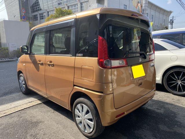 大阪府 四條畷市より　車両保険・事故修理 MK32S スズキ スペーシア 自損事故 板金塗装
キズ・へこみ直し　寝屋川・交野・守口・枚方・門真・大東・東大阪
