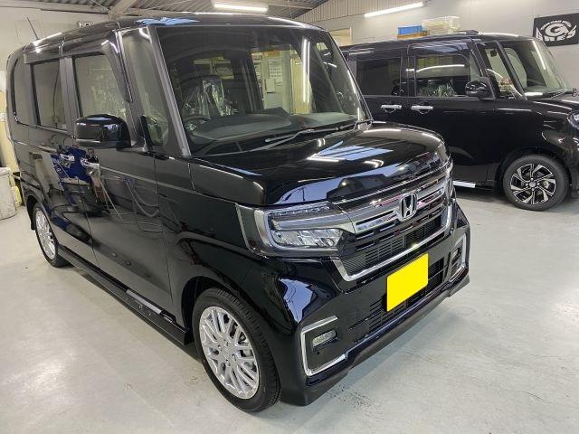 兵庫県 尼崎市より カーリースご契約の新車 ホンダ N-BOXｶｽﾀﾑ オプションパーツ取付　カーナビ取付 大阪・四条畷・枚方・守口・寝屋川・交野・門真・大東・奈良・生駒