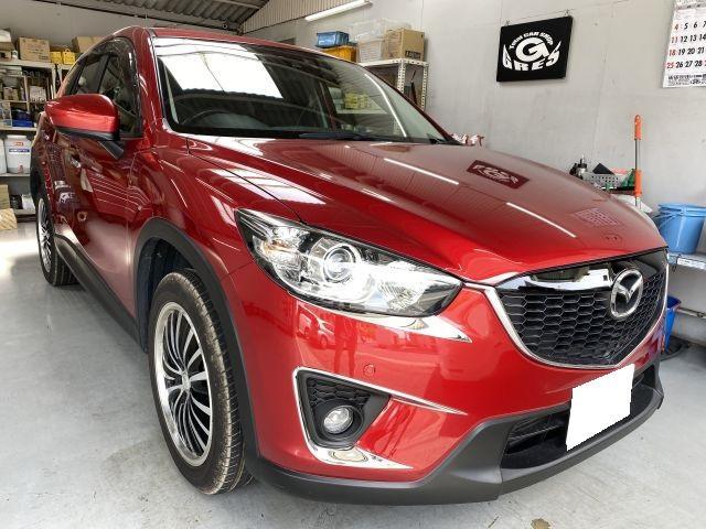 大阪府 門真市より マツダ KE2AW CX-5 エンジンオイル交換・メンテナンスリセット作業　四條畷・枚方・守口・寝屋川・交野・大東・京都