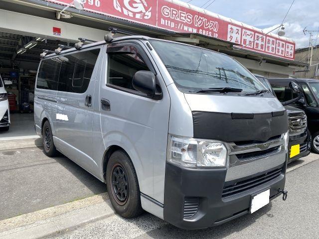 大阪市 東淀川区より KDH201V トヨタ 200系・4型 ハイエースバン　フロントガラス飛び石修理・COATTECTガラス交換 四條畷・寝屋川・門真・大東・枚方・守口・京都・奈良・生駒