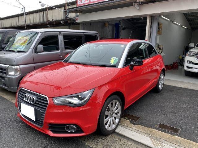 大阪府 四條畷市より   外車 輸入車 Audi 8XCAX　A1  ドアミラー損傷・ドアミラーA'ssy・ミラーカバー取替/交換　東大阪・守口・大東・門真・枚方・奈良・京都・交野・寝屋川