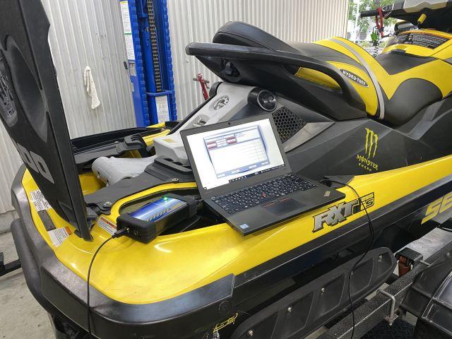 千葉県 市川市より SEADOO RXT IS 255 ジェットスキー エンジン始動不良 点検・修理　大阪・四條畷・大東・寝屋川・摂津・吹田・守口・門真・奈良・京都