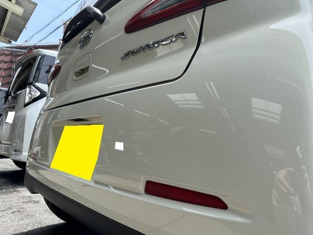 大阪府 寝屋川市より ダイハツ L405S ソニカ 追突被害事故修理・鈑金塗装修理
車両保険修理 四條畷・大東・生駒・東大阪・交野・京都・高槻・摂津・枚方・守口