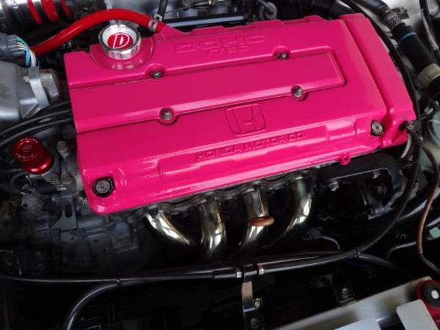1/4 B-Series (B16/B18) RED Scale Engine – Assembled – dbsworks