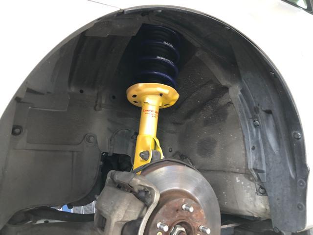 滋賀県　甲賀市　シビック　FD1　KYBローファー取り付け　アライメント測定調整　