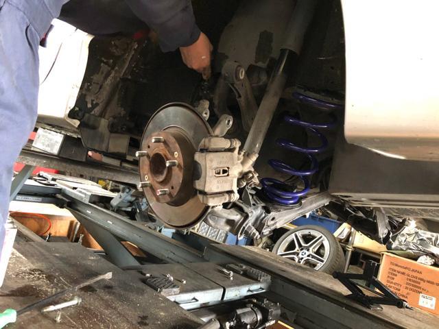 滋賀県　甲賀市　シビック　FD1　KYBローファー取り付け　アライメント測定調整　