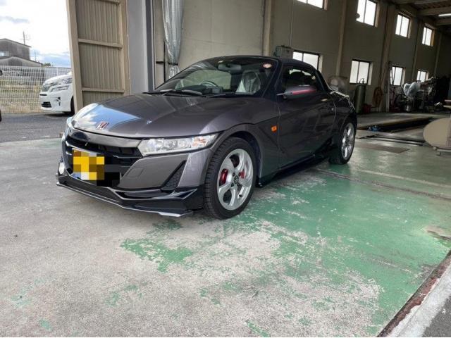 ホンダ　S660　JW5　無限　サイドステップ　フロントバンパー取り付け　滋賀県　甲賀市　水口町　持ち込み取り付け