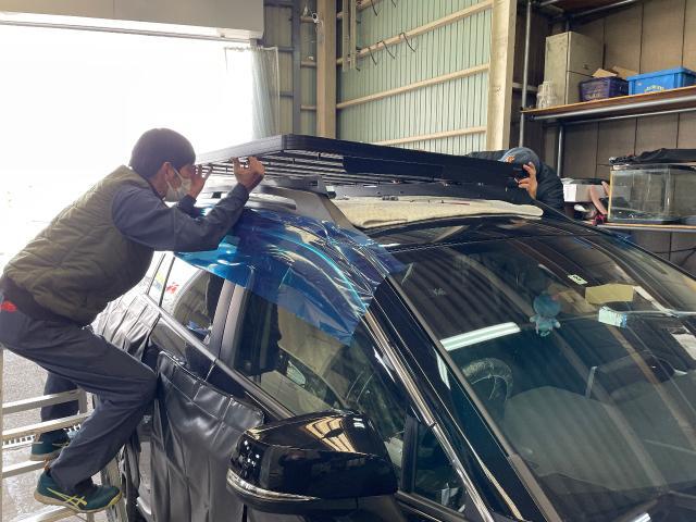トヨタ　RAV4　フロントランナー　ルーフラック取り付け　滋賀県　甲賀市　水口町