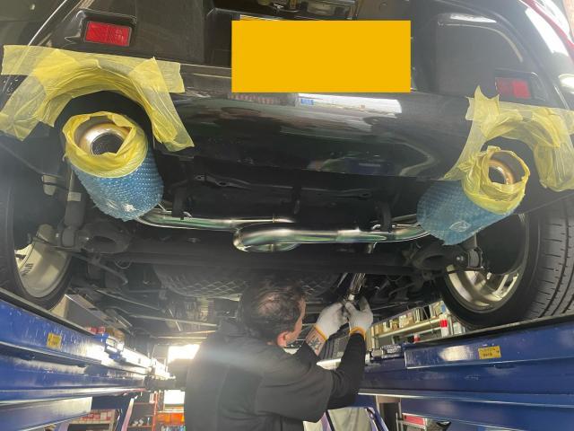 ダイハツ　コペン　LA400K　吸排気系パーツ取付　持込マフラー交換　滋賀県　甲賀市　水口町　オートクラフト