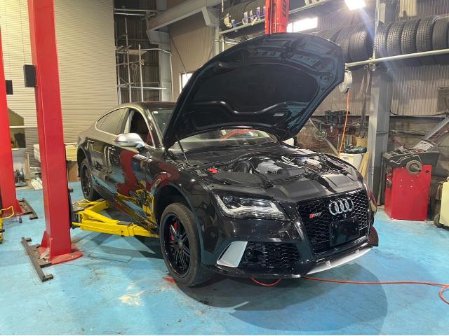 アウディ　A7  キャリパー塗装　セカンドスタイル　京都　向日市　長岡京　大山崎　南区　外車