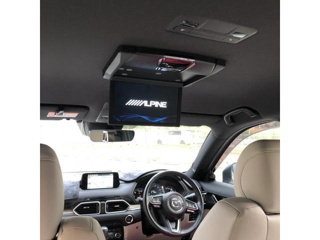 マツダ CX-8】 マツコネにアルパインフリップダウンモニター マツダ CX-8】 マツコネにアルパインフリップダウンモニター