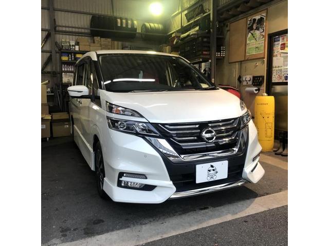 【日産C27セレナ】アルパイン12インチフリップダウンモニター取付！
