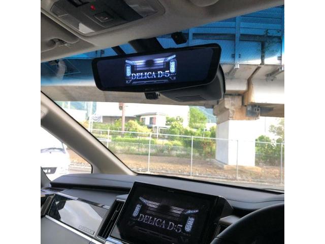 【三菱デリカD5】マルアラ装着車にデジタルインナーミラー「DVR-DM1200A-IC」取付!