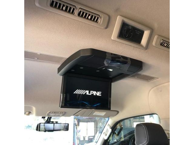 【日産NV350キャラバン】ハイルーフ車にアルパイン12インチフリップダウンモニター取付！