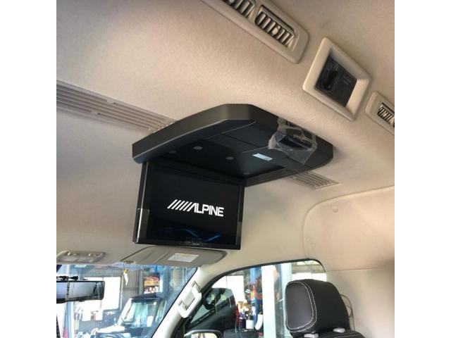 【日産NV350キャラバン】ハイルーフ車にアルパイン12インチフリップダウンモニター取付！