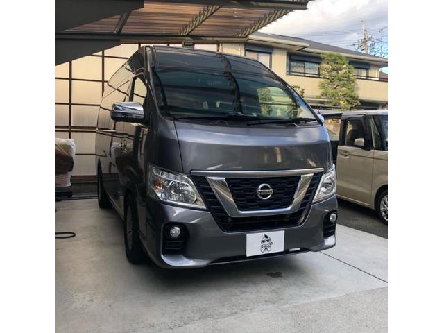 【日産NV350キャラバン】ハイルーフ車にアルパイン12インチフリップダウンモニター取付！