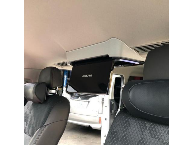 【日産E26キャラバン】アルパイン12インチフリップダウンモニター＆メティオスピーカー取付！
