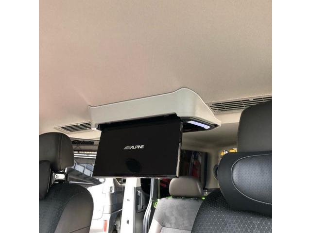 【日産E26キャラバン】アルパイン12インチフリップダウンモニター＆メティオスピーカー取付！