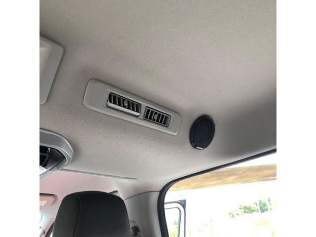 【日産E26キャラバン】アルパイン12インチフリップダウンモニター＆メティオスピーカー取付！